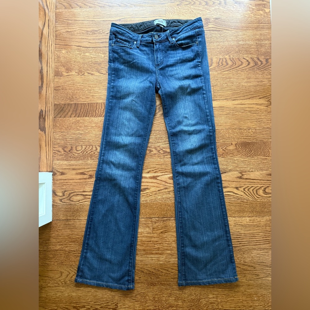 PAIGE Skyline Bootcut Blue Denim Jeans Dark Wash Stretch Y2K Casual Comfy 29‎